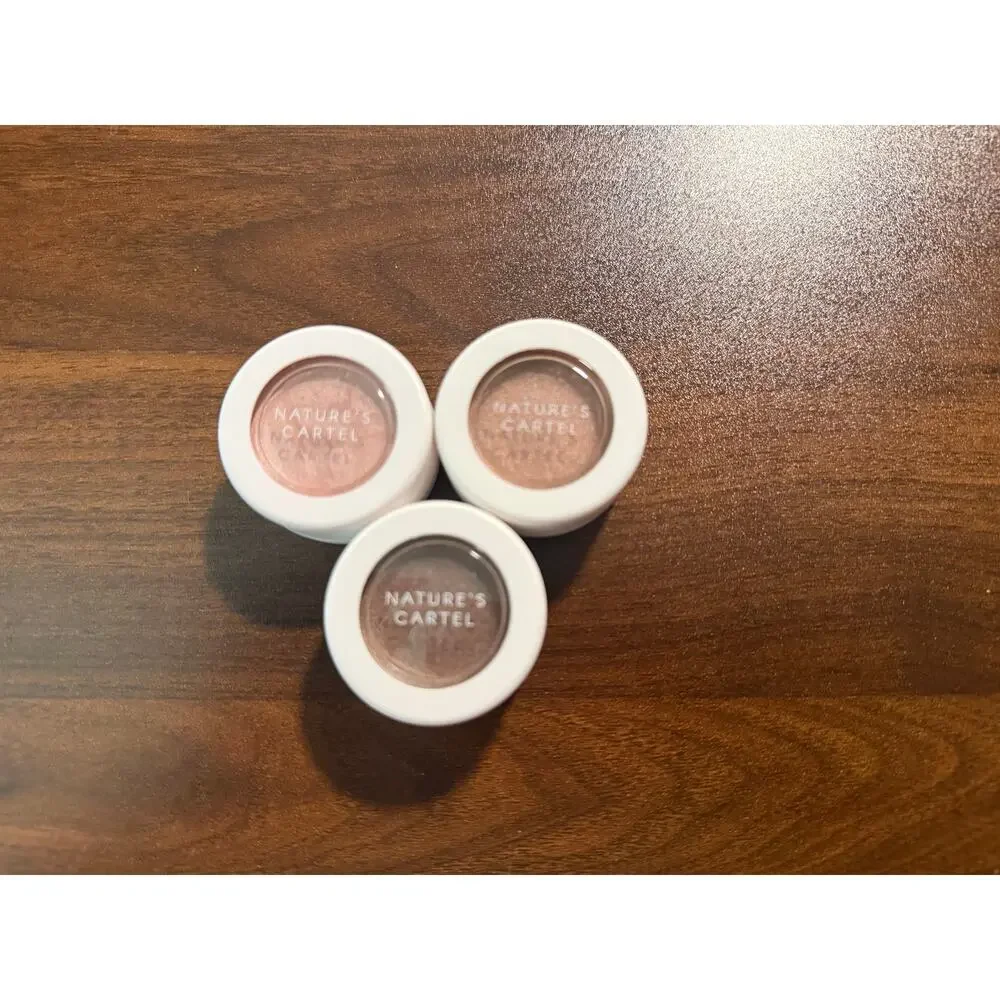 Nature's Cartel Cream Eyeshadow Trio Champagne Scandal, Tan Lines, 90s Nude